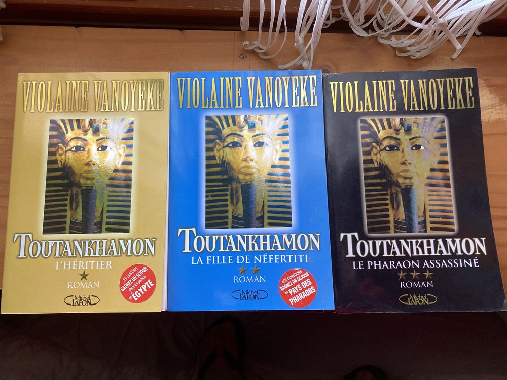 trilogie de la saga  TOUTANKHAMON  de Violaine Vanoyeke 15 Les �glisottes-et-Chalaures (33)