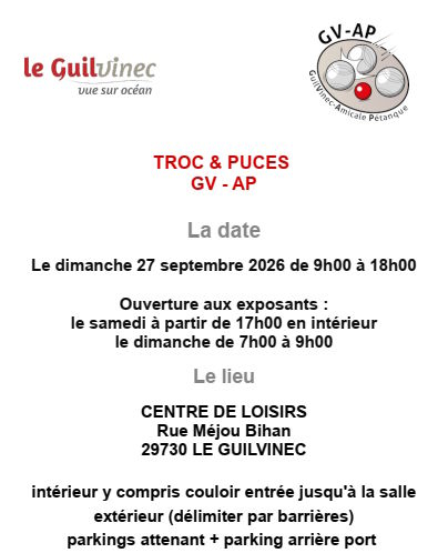 Troc et Puces GuilVinec Amicale P&eacute;tanque 0 Guilvinec (29)
