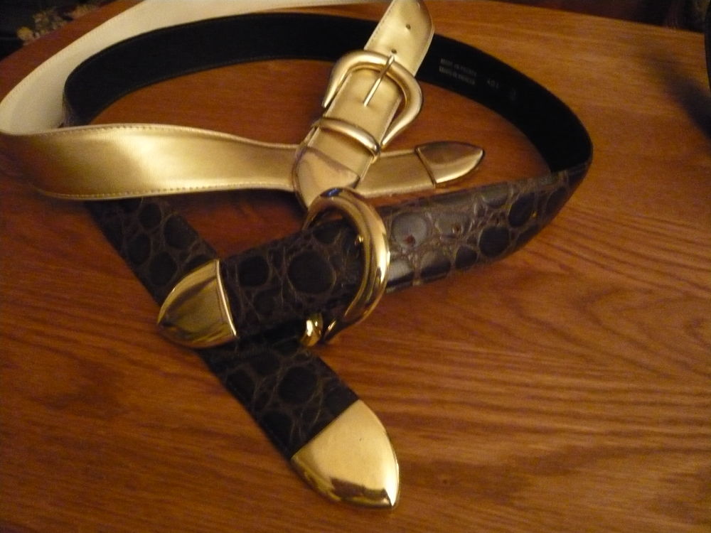 trois belles ceintures originales en cuir 20 Vitry-sur-Seine (94)