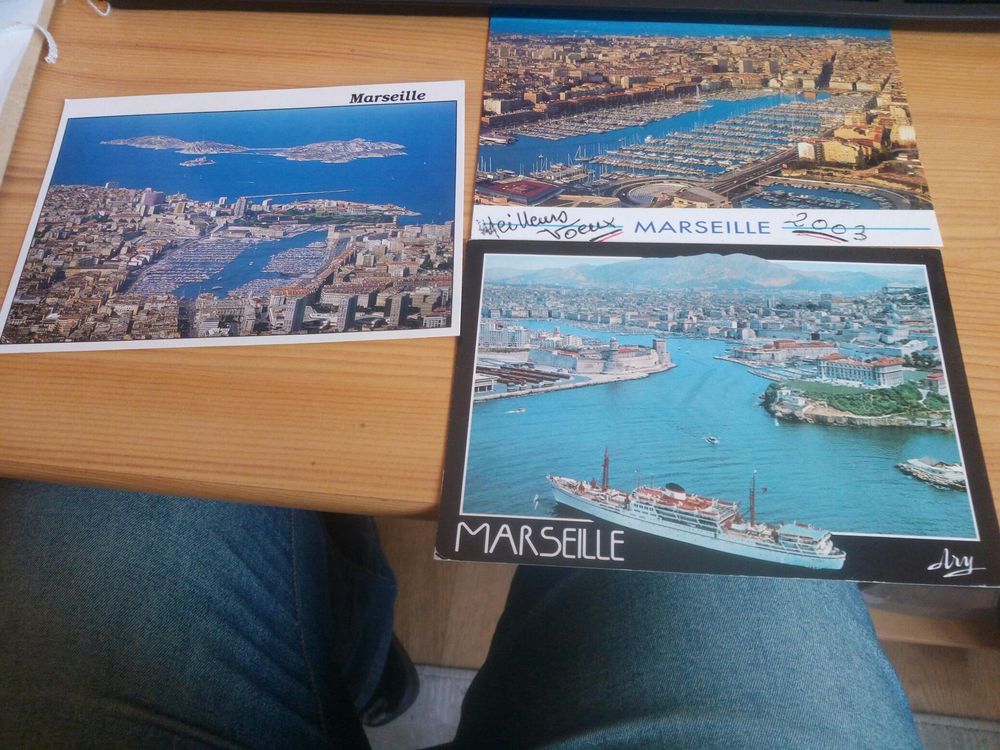 LOT TROIS CARTES POSTALES DE MARSEILLE 10 Levainville (28)