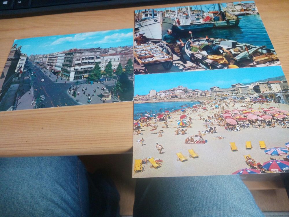 LOT TROIS CARTES POSTALES  DE MARSEILLE LA CANEBIER 12 Levainville (28)