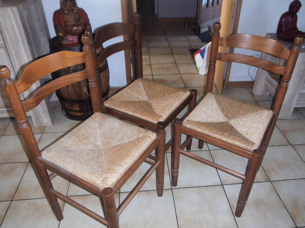 Lot de trois chaises en bois 30 Villenave-d'Ornon (33)