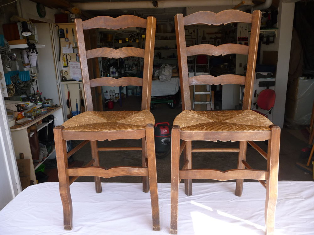 TROIS CHAISES PAILLEES 0 Le Breuil (71)