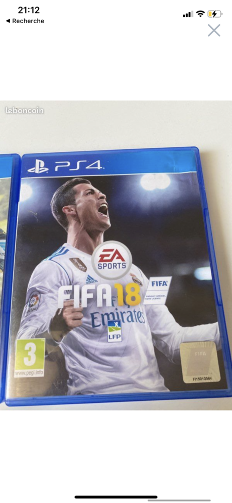 Lot de trois jeux vid�os : NBA 2019 et FIFA 2018&2019 0 Dijon (21)