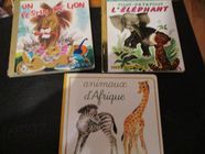 Trois livres animaux sauvages jeunes enfants 1 M�rignies (59)