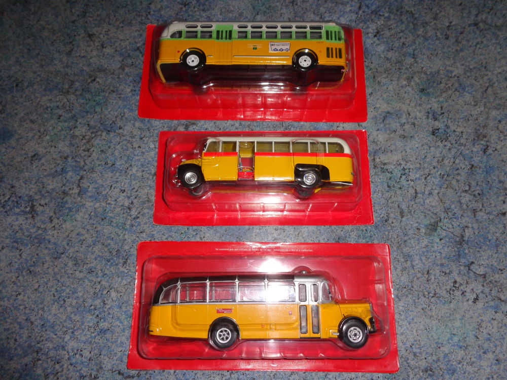 Lot trois miniatures autobus 1/43 16 Redon (35)