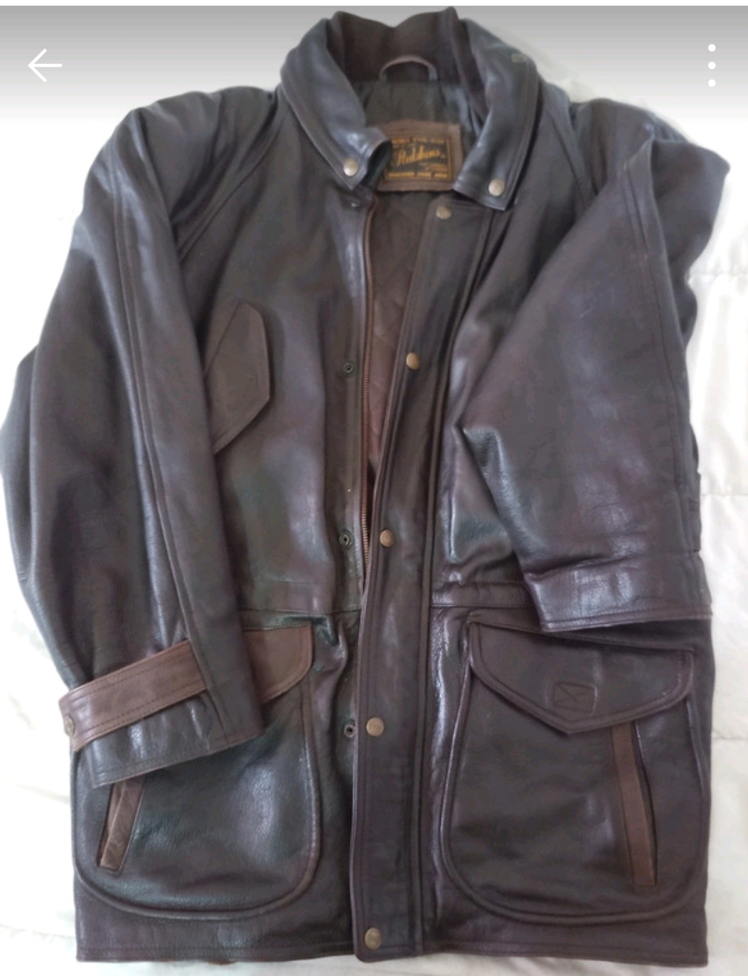 Trois quarts cuir marque Redskins tr�s bon �tat. 80 Vertaizon (63)