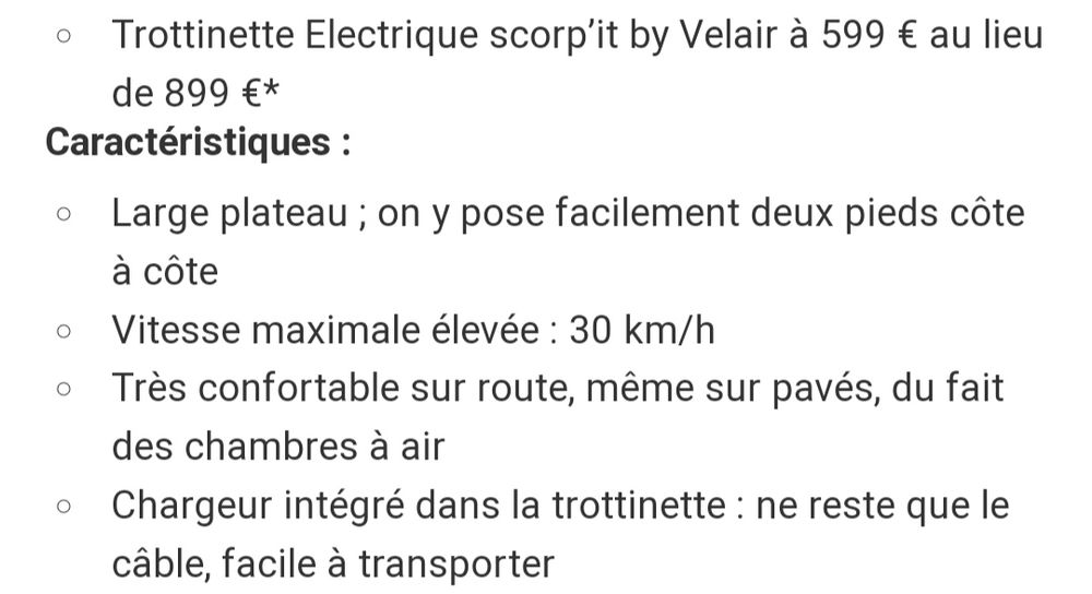 Trottinette �lectrique scorp-it pr�adolescents 150 Tresses (33)