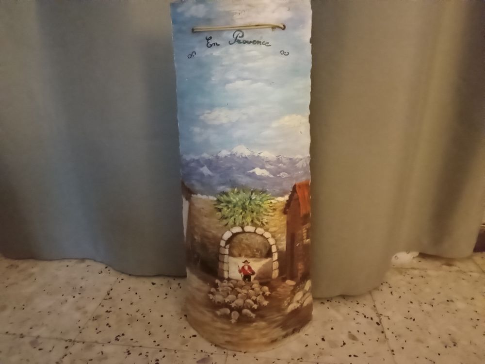Tuile peinte 25 Banon (04)