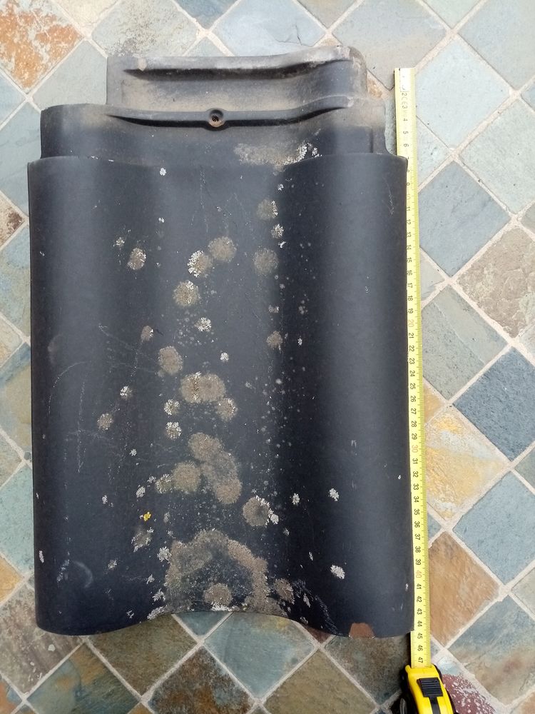 tuiles double bourrelet terre cuites panne H2 Ardoise noir 1 Saint-Saulve (59)