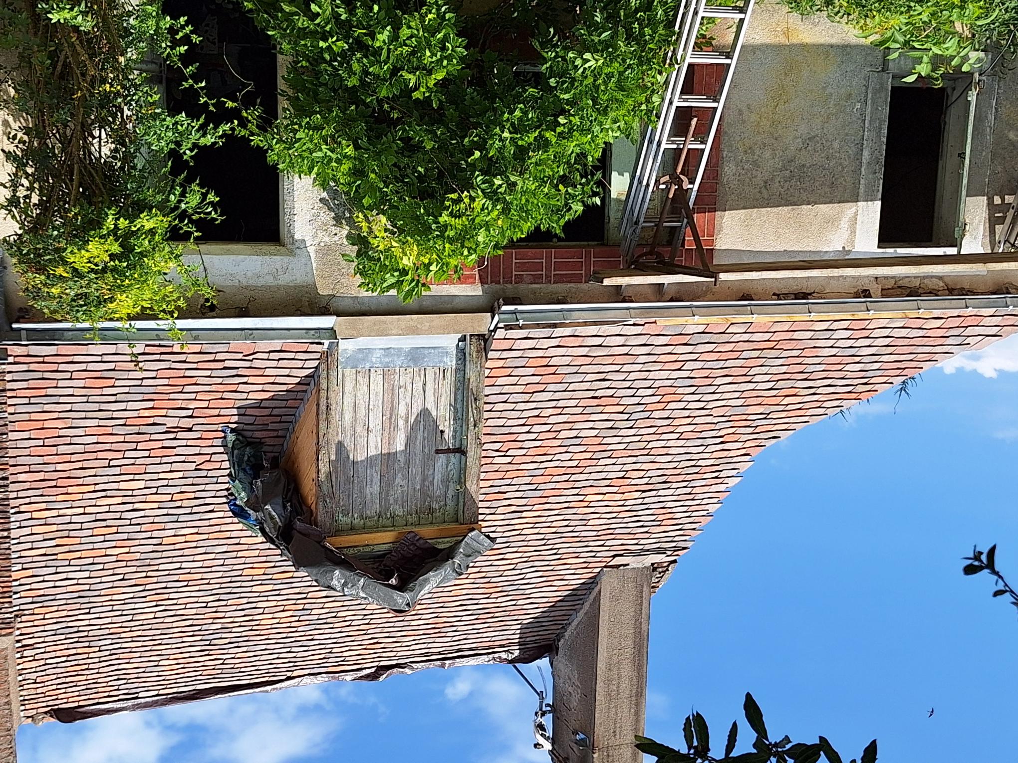 TUILES PLATES de pays 7900 Foug�res-sur-Bi�vre (41)