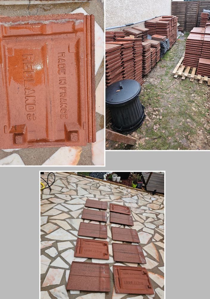 Tuiles redland 18 duo 42x33 et demi tuile 
8 Chelles (77)