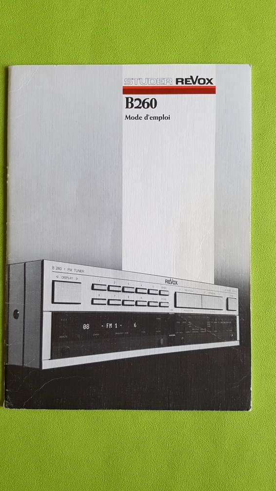 B 260 TUNER REVOX 0 Montpellier (34)