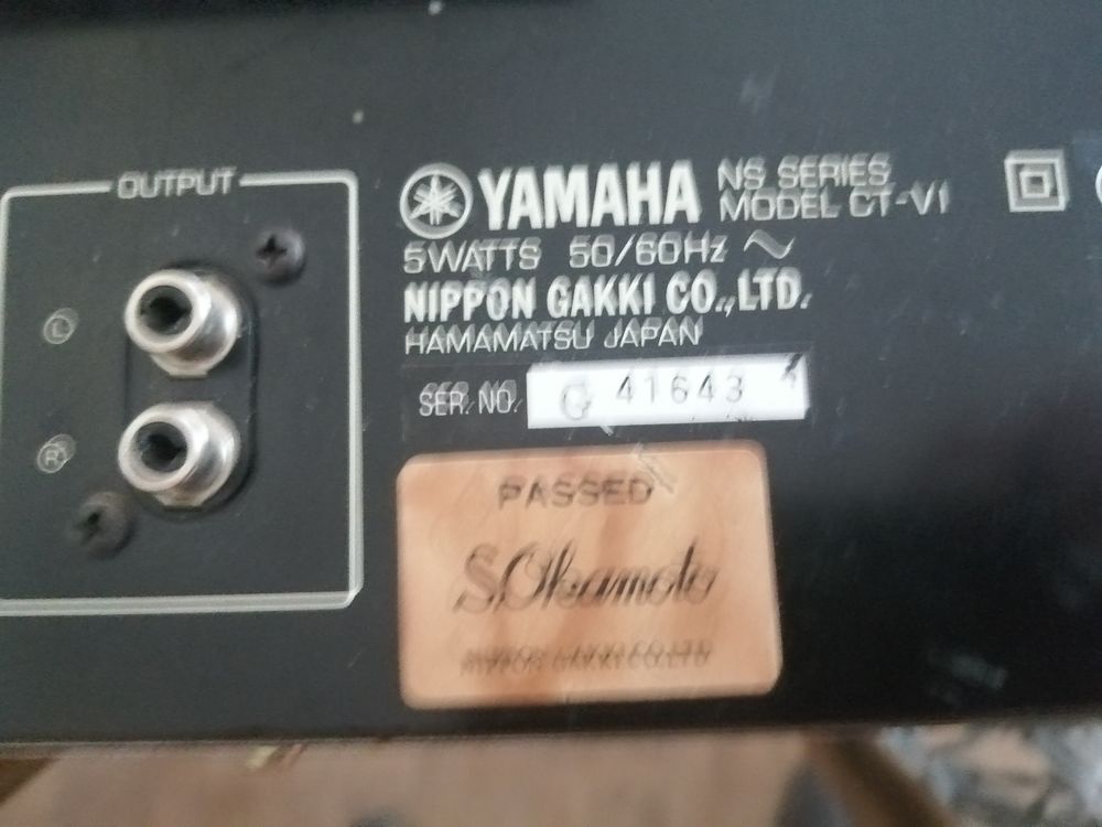 1. Tuner, Yamaha NFBPLL 20 Varennes-sous-Dun (71)
