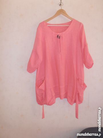 Tunique en lin orange (77) 40 Tours (37)