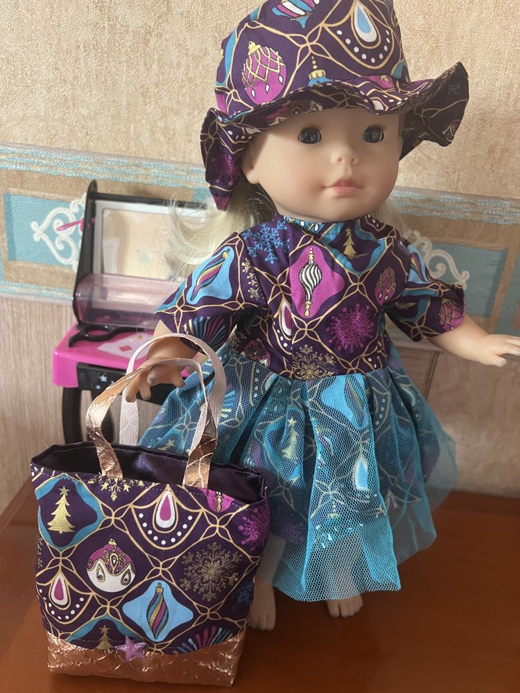 Tunique pantalon d�co de no�l pour poup�e corolle de 36 cm 16 Osny (95)