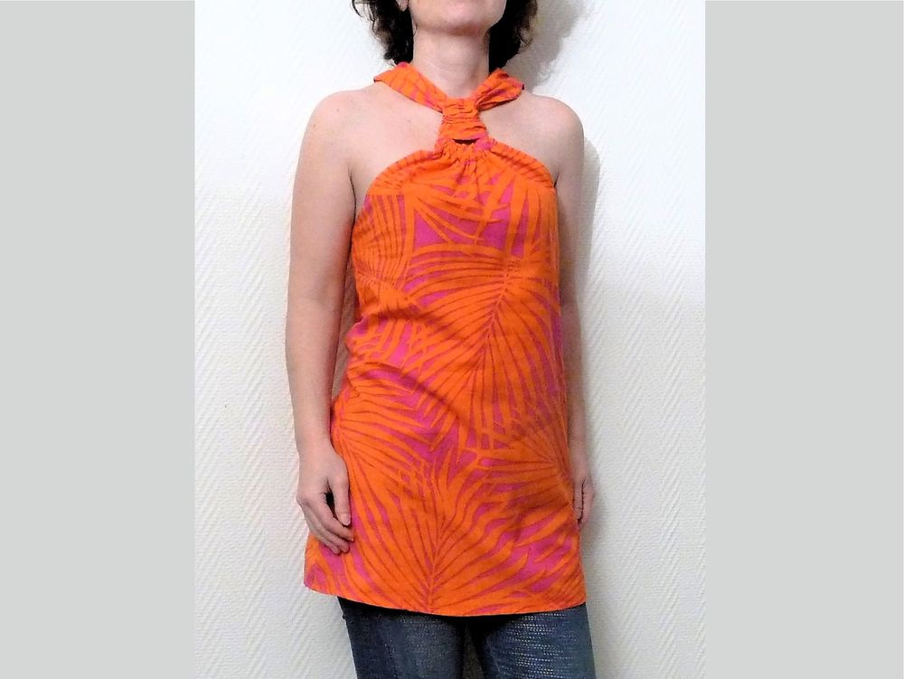 Tunique R�versible Rose Fuschia et Orange- Camaieu 15 Paris 15 (75)