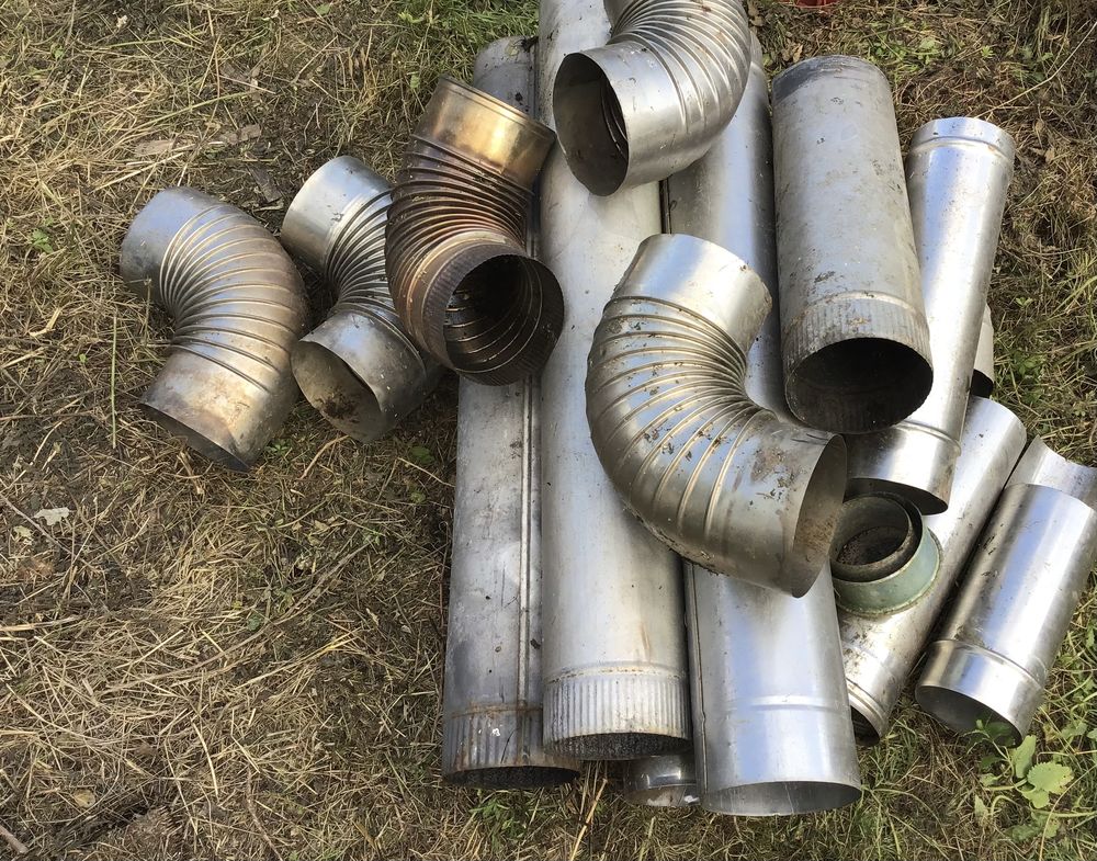 Tuyaux et coudes inox et galvanis� en lot 100 Verneuil-sur-Avre (27)