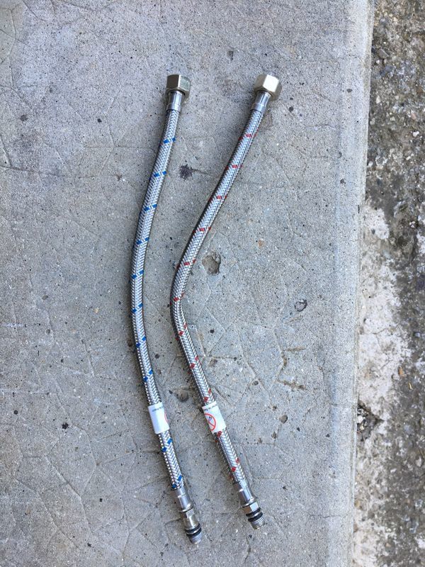 2 tuyaux flexibles inox pour robinet lavabo 9 Beauchamp (95)