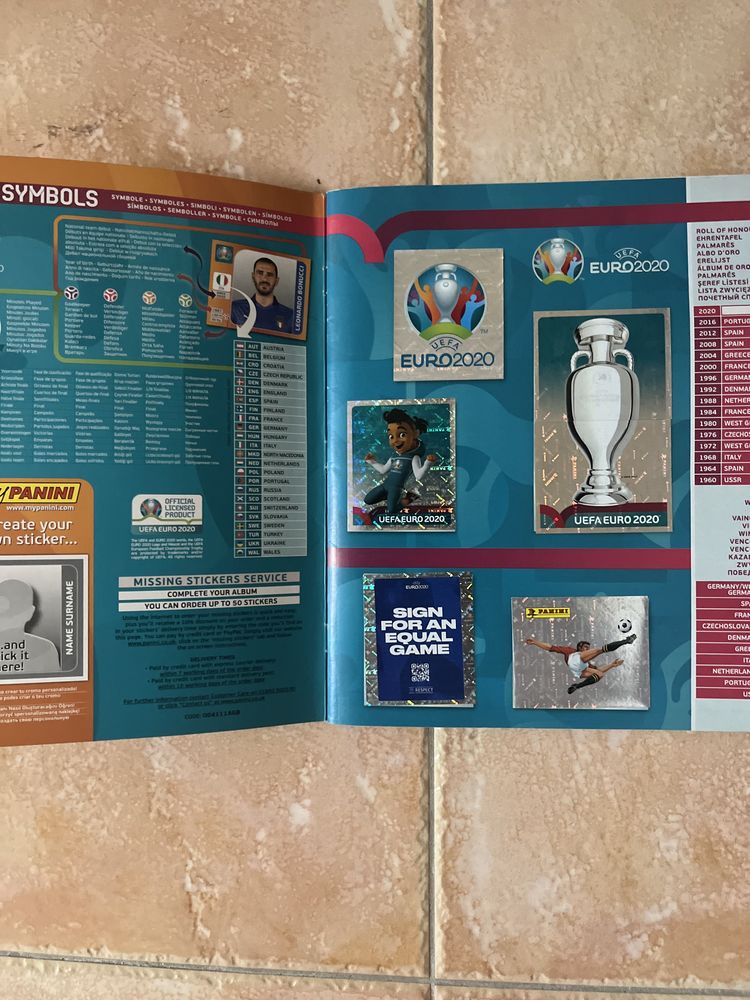 Uefa panini euro 2020 album autocollants 99 Mailhac (11)