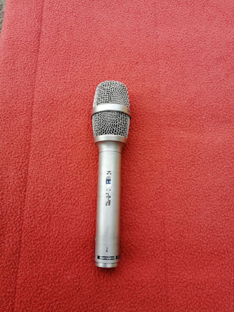Ultra rare Microphone Beyerdynamic MC734N(C) avec sa suspens 850 Aiguilhe (43)