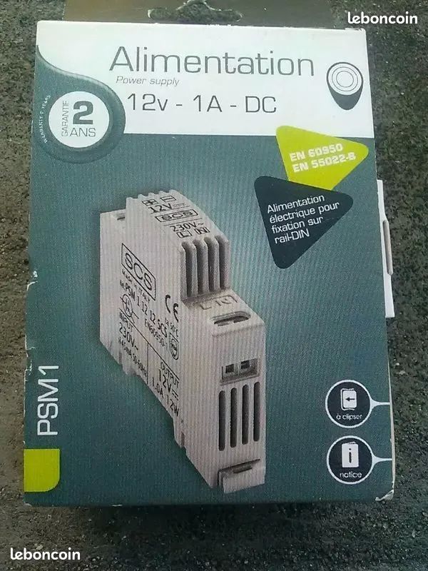 Unit� Alimentation modulaire  Guide din 12 V/ Dc 1 A 20 Rouen (76)