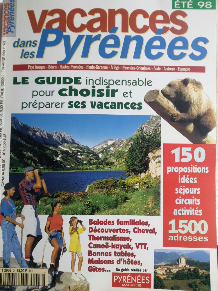 Vacances dans les Pyr�n�es  �t� 1998 3 Arros-de-Nay (64)