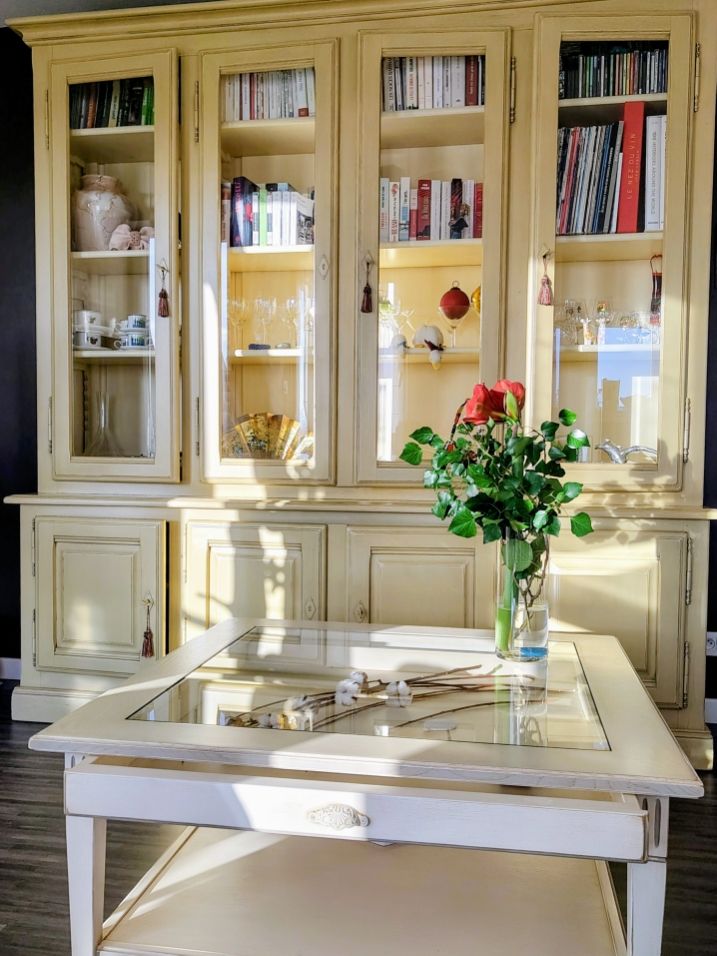 vaisselier-biblioth�que en ch�ne 0 Vannes (56)