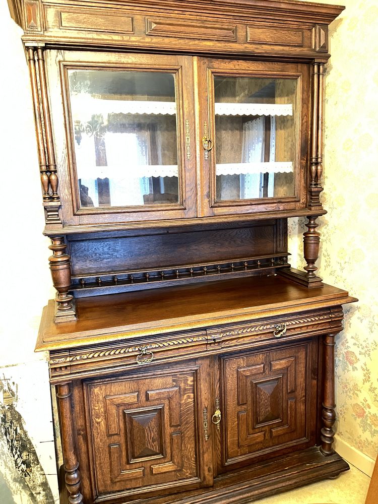 Vaisselier bois ancien 400 Montagny (73)