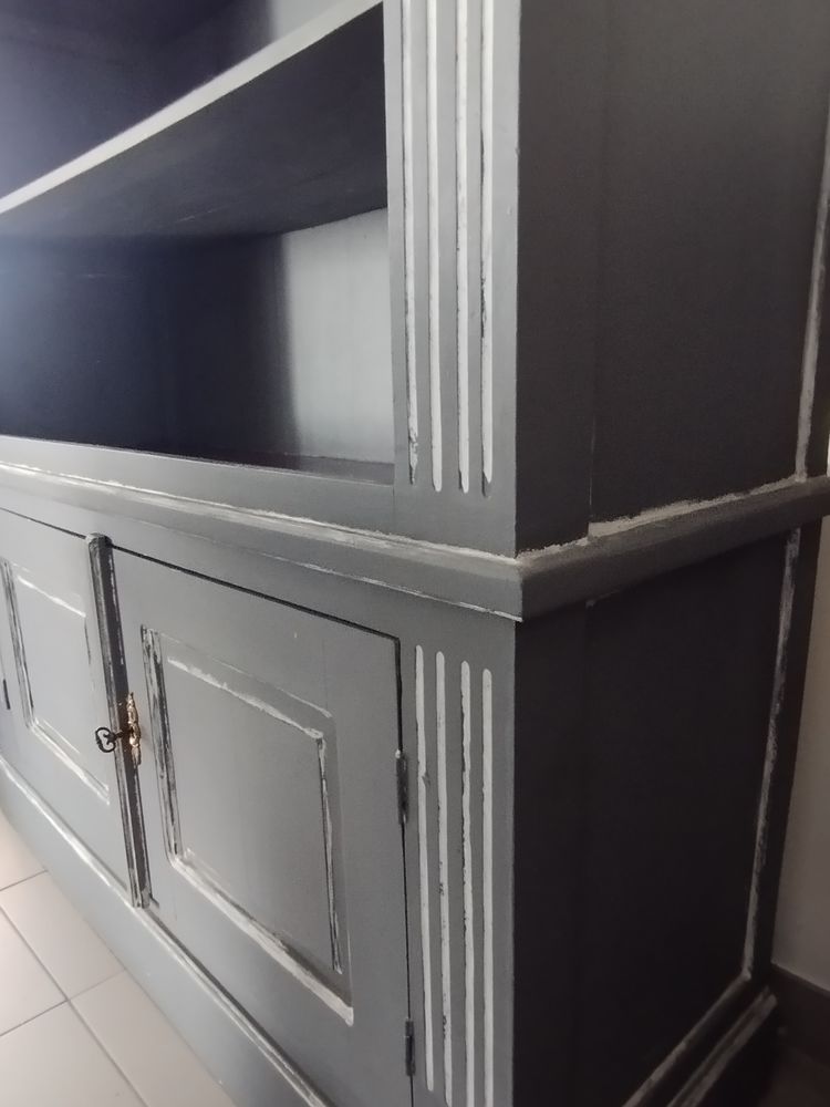 Vaisselier campagne gris et blanc 300 Bandol (83)