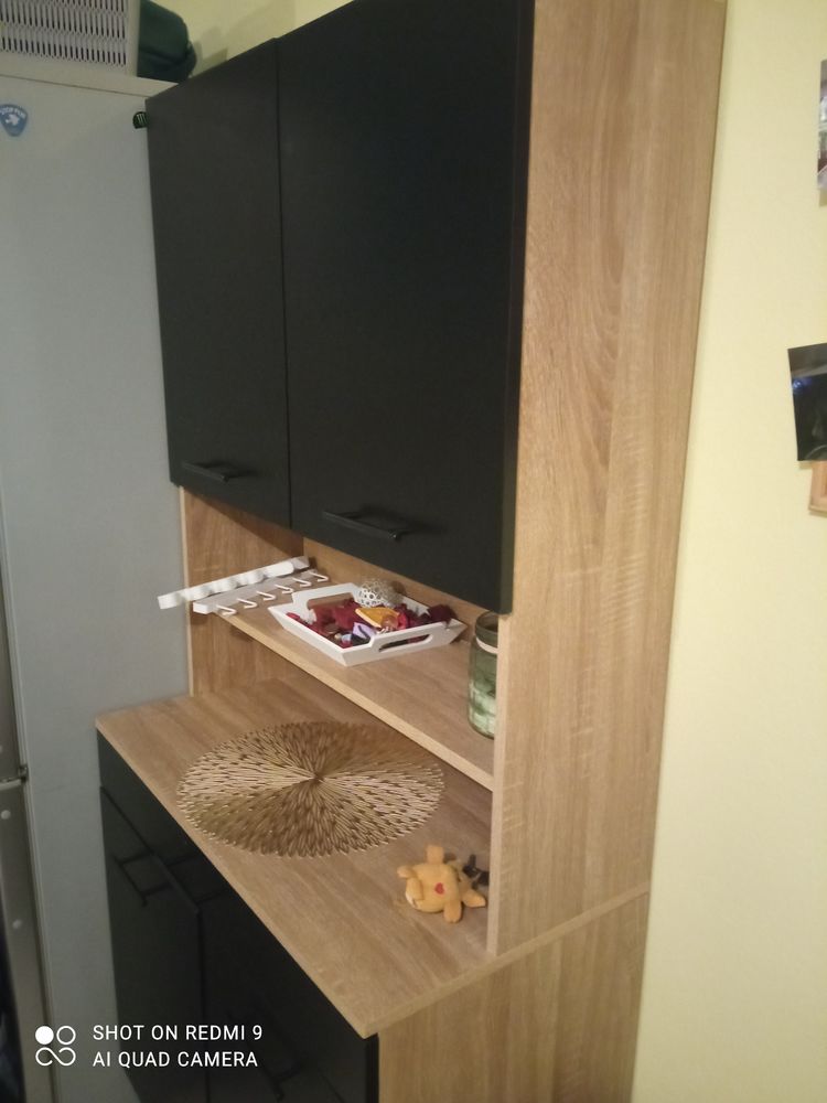 Vaisselier noir et bois 70 Issendolus (46)