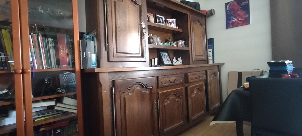 Vaisselier salon bois massif 90 Fontaine (38)