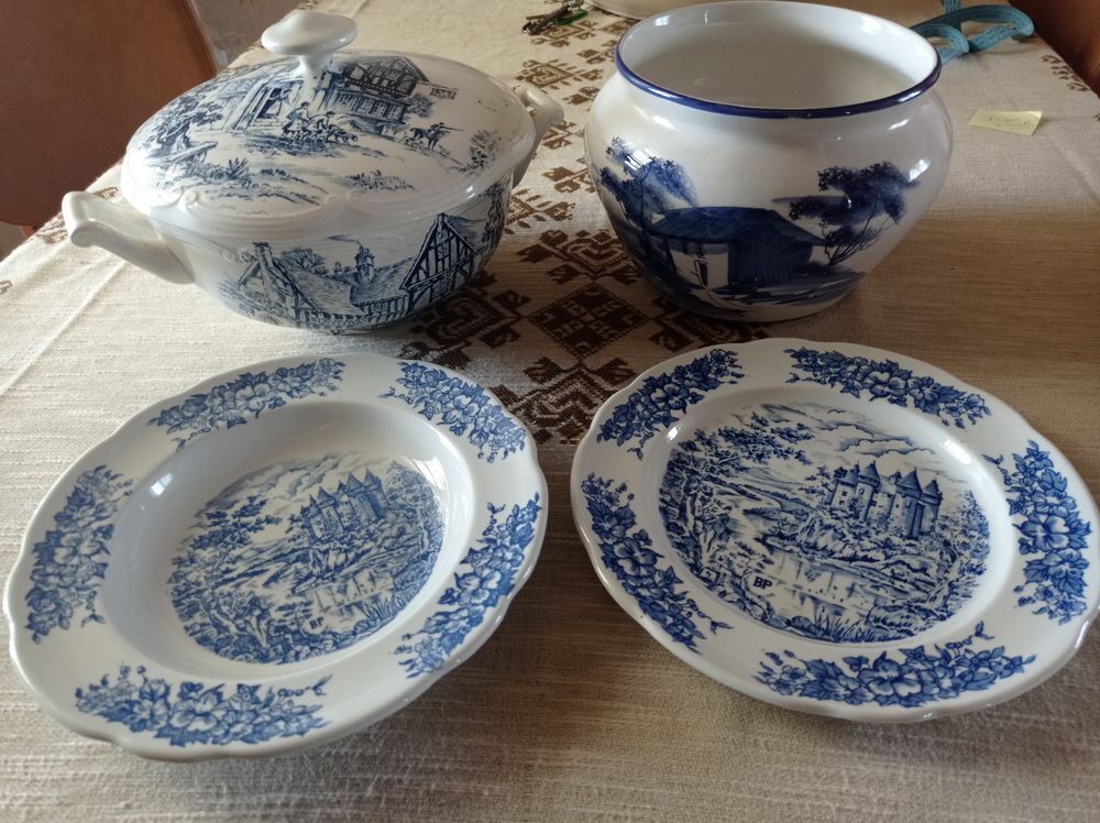 LOT VAISSELLE BLEUE 30 Palaiseau (91)
