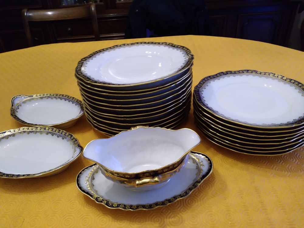 Vaisselle porcelaine Louis Bourgeois 165 Franconville (95)