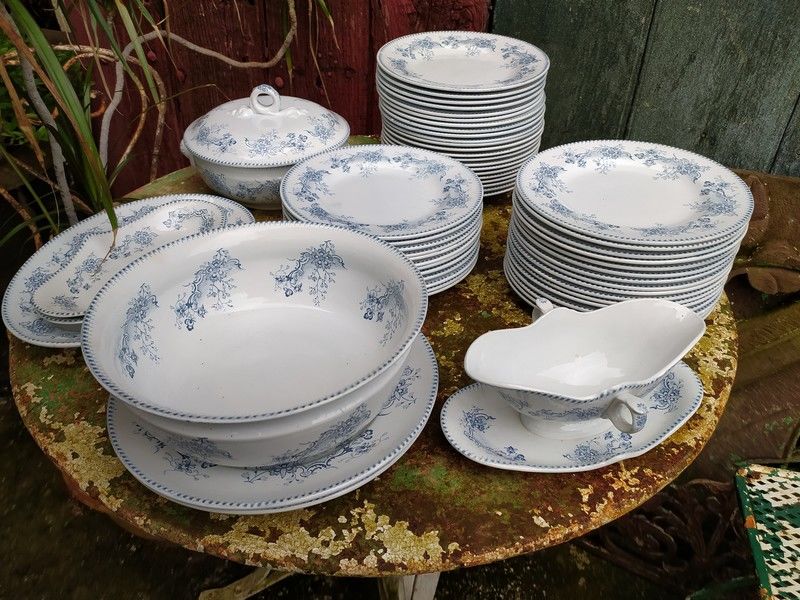 Vaisselle Terre de Fer Keller Gu�rin Lun�ville D�cor R�aumur 0 Loches (37)