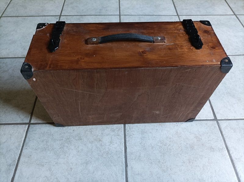 Valise boite bois massif patin� malle Rangement dp 0823311 35 Ploubazlanec (22)