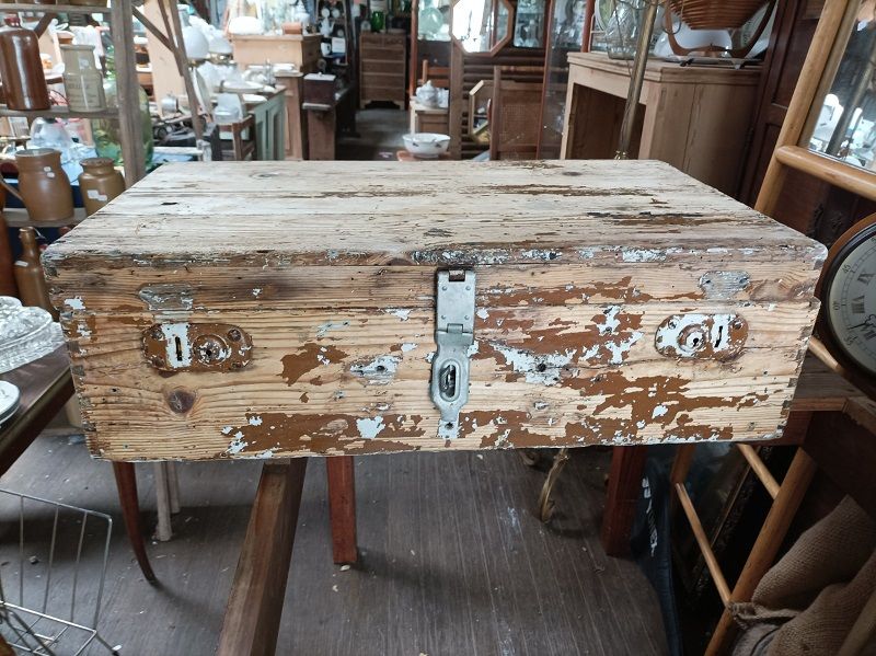 Valise boite bois massif patin� malle Rangement dp 0523032 45 Ploubazlanec (22)