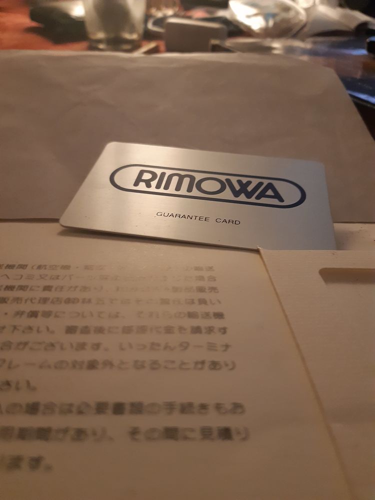 Valise Rimowa polycarbonate noire 150 Paris 15 (75)