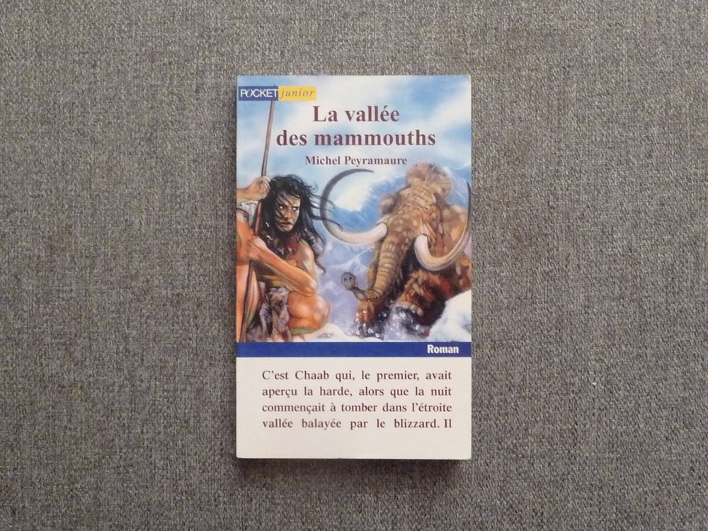 La Vall�e des Mammouths- Michel Peyramaure- Pocket Junior 3 Paris 15 (75)