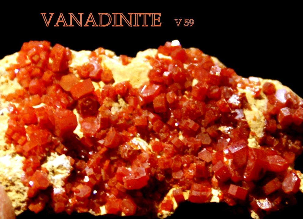 VANADINITE - MINERAUX DE COLLECTION 30 Saint-M�dard (16)