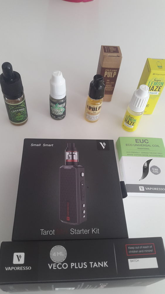 Vaporesso Tarot mini + E liquides divers CBD 50 Deauville (14)
