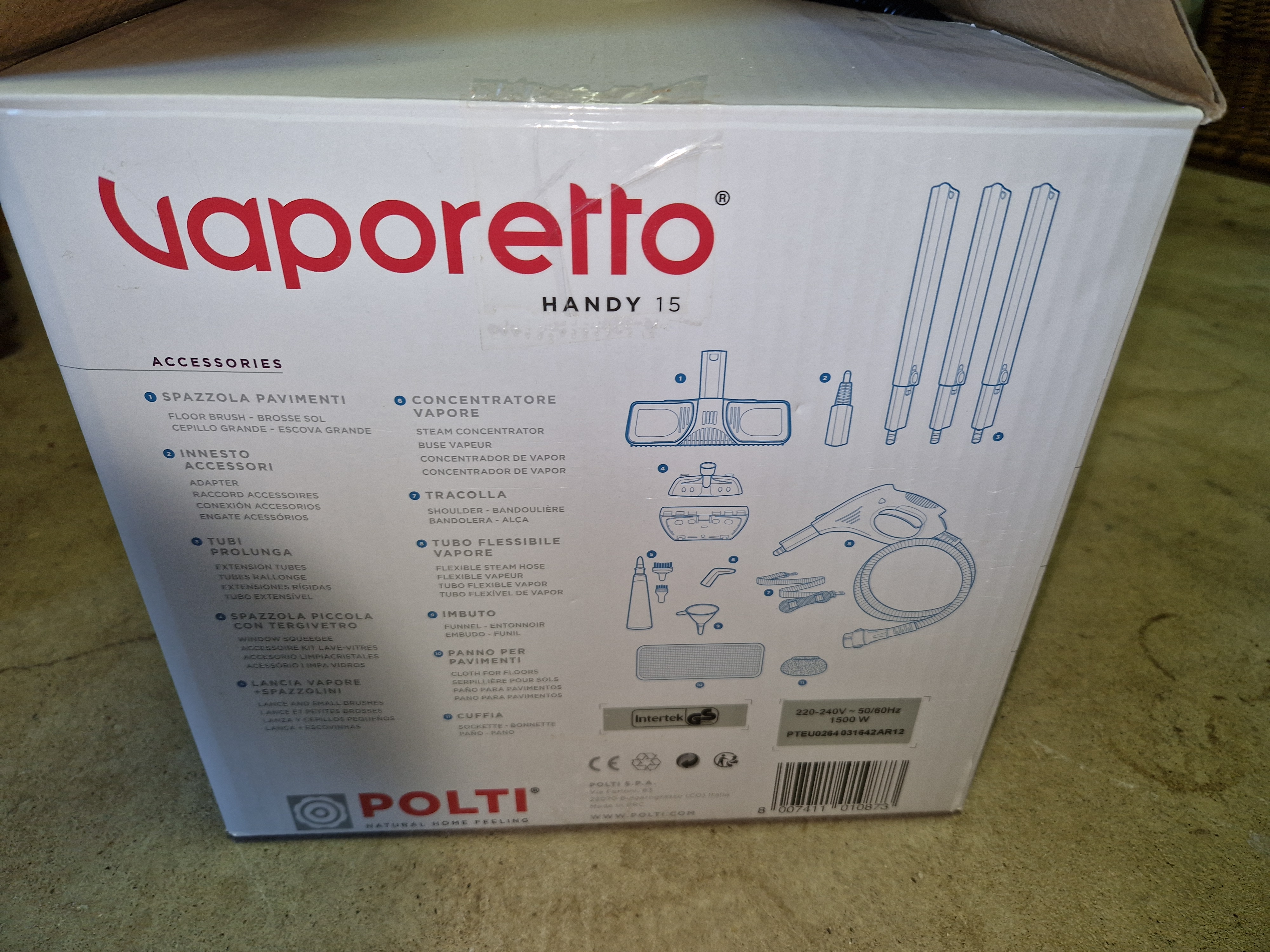 Vaporetto Polti Handy 15 portatif comme neuf
30 Saissac (11)