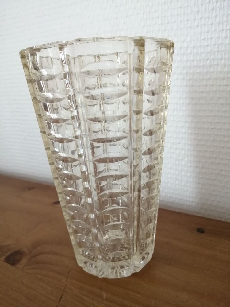 Vase ancien en verre  9 Châteauroux (36)
