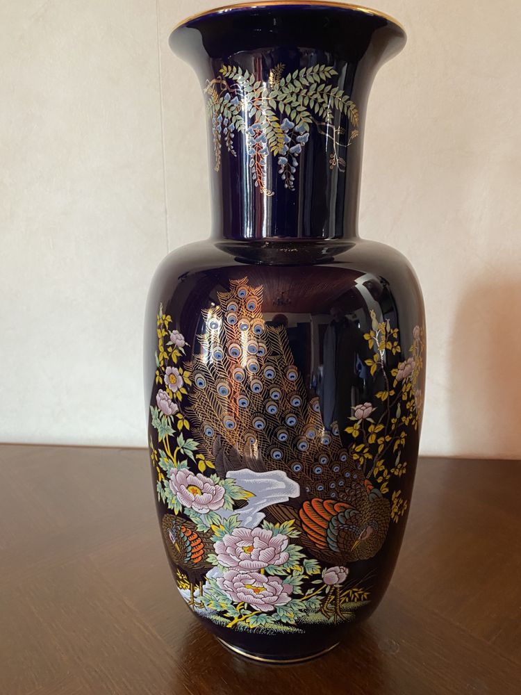 VASE BLEU NUIT CHINOIS 10 Nans-les-Pins (83)