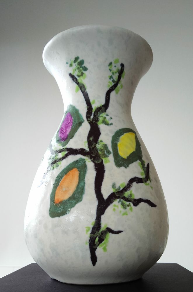 Vase en c�ramique Allemagne de l'Ouest vintage 40 La Rochelle (17)