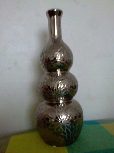 Vase Céramique Argenté 8 Quimper (29)