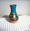 Vase céramique bleu fille Pérou artisanat Collection 16 Thizy (69)