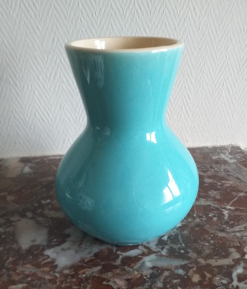 VASE en céramique couleur turquoise Hauteur 14.5 cm 5 Montauban (82)
