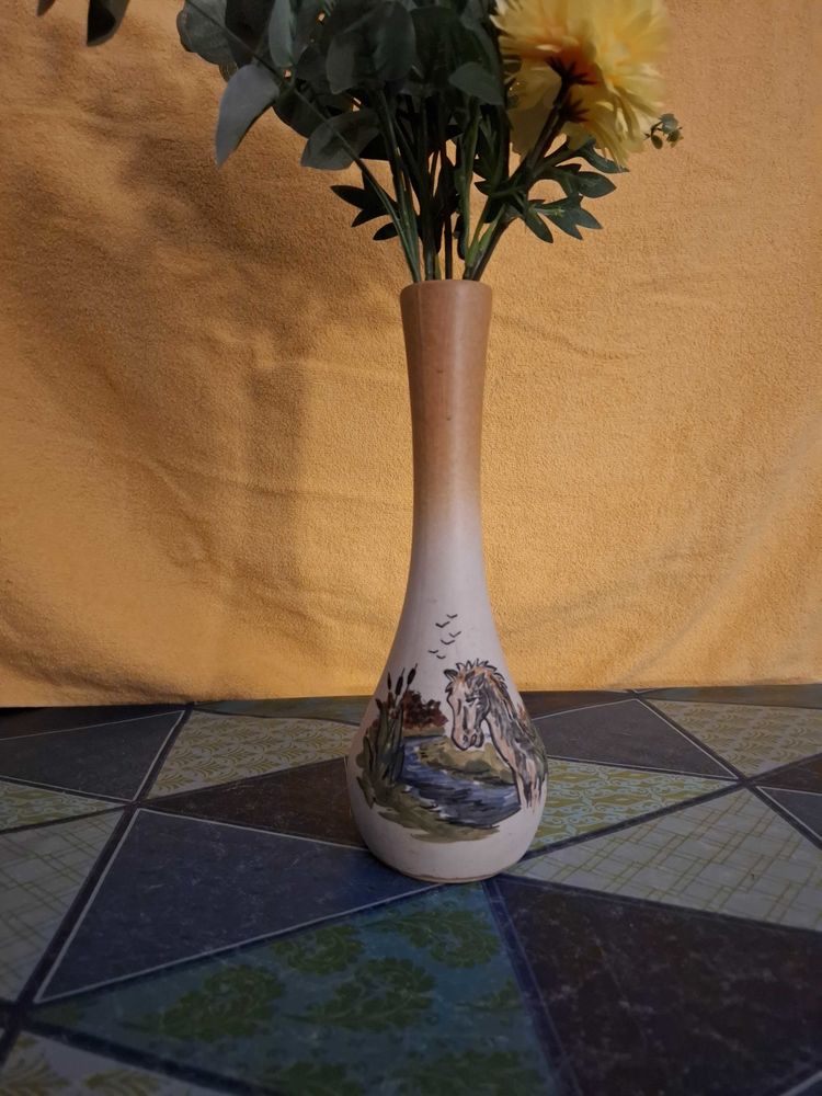 Vase en c�ramique fait main avec illustration naturelle 10 Strasbourg (67)