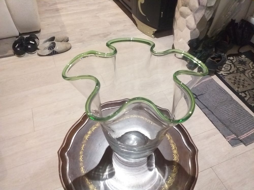 vase et coupe � fruits en verre 4 Ch�teaulin (29)